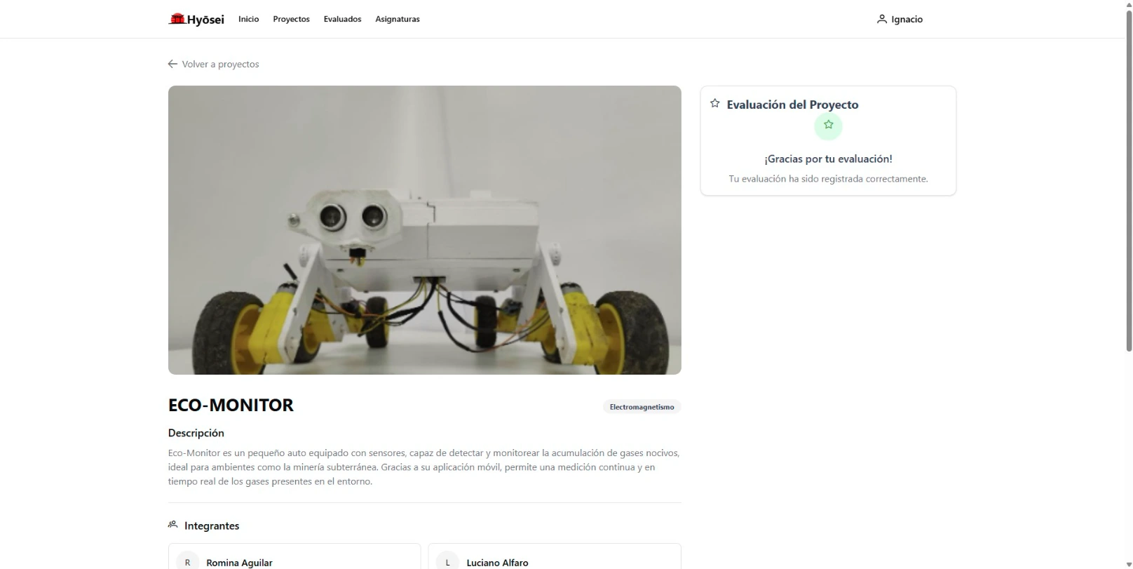 Hyōsei – Academic Evaluation Platform screenshot 6