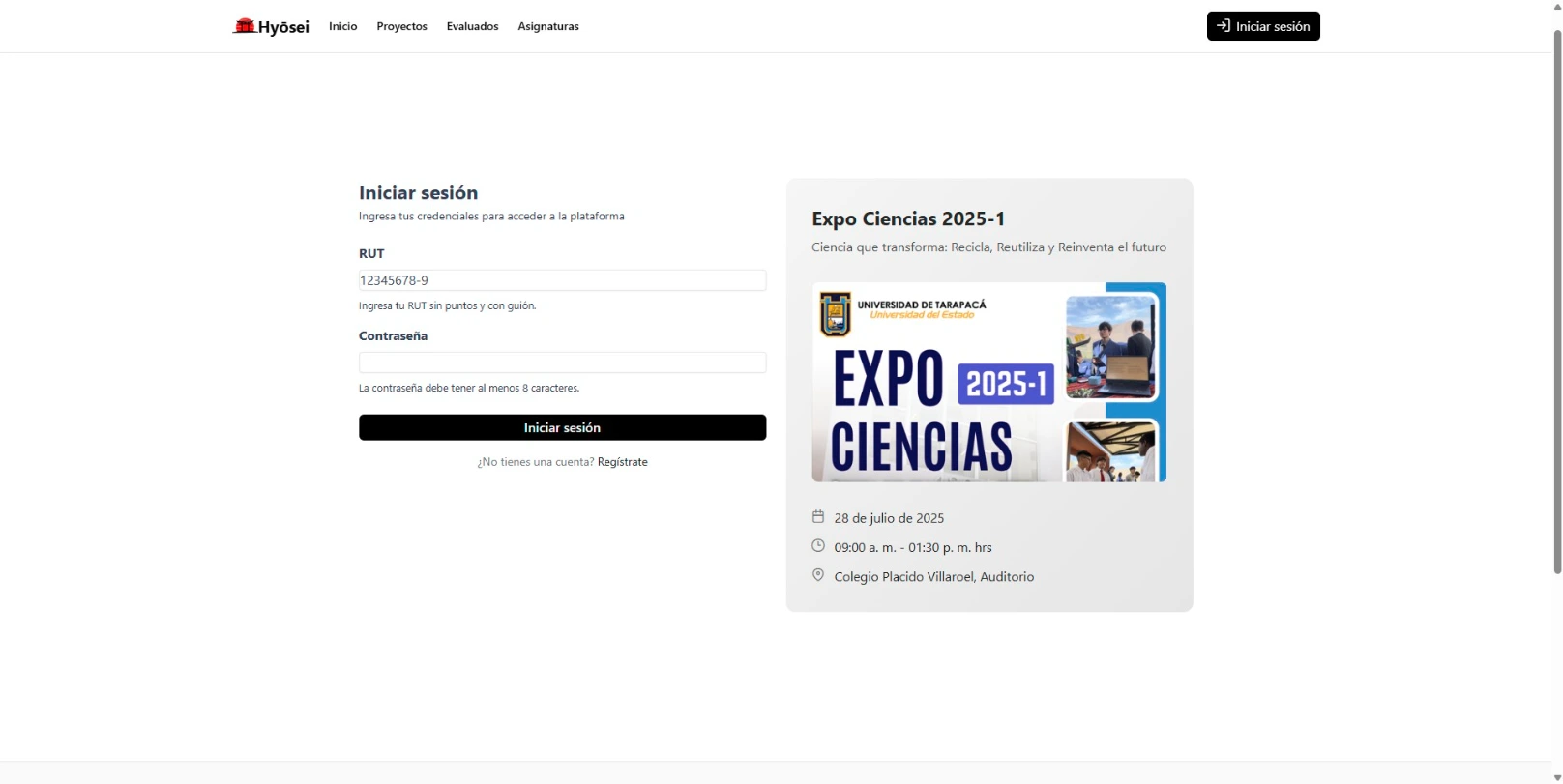 Hyōsei – Academic Evaluation Platform screenshot 8