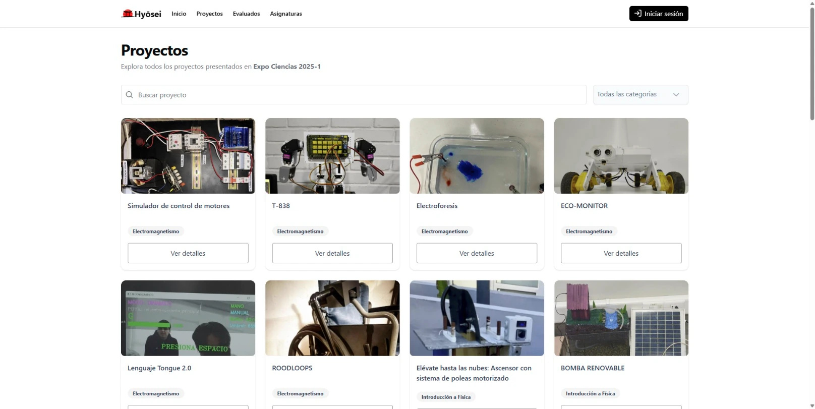 Hyōsei – Academic Evaluation Platform screenshot 9