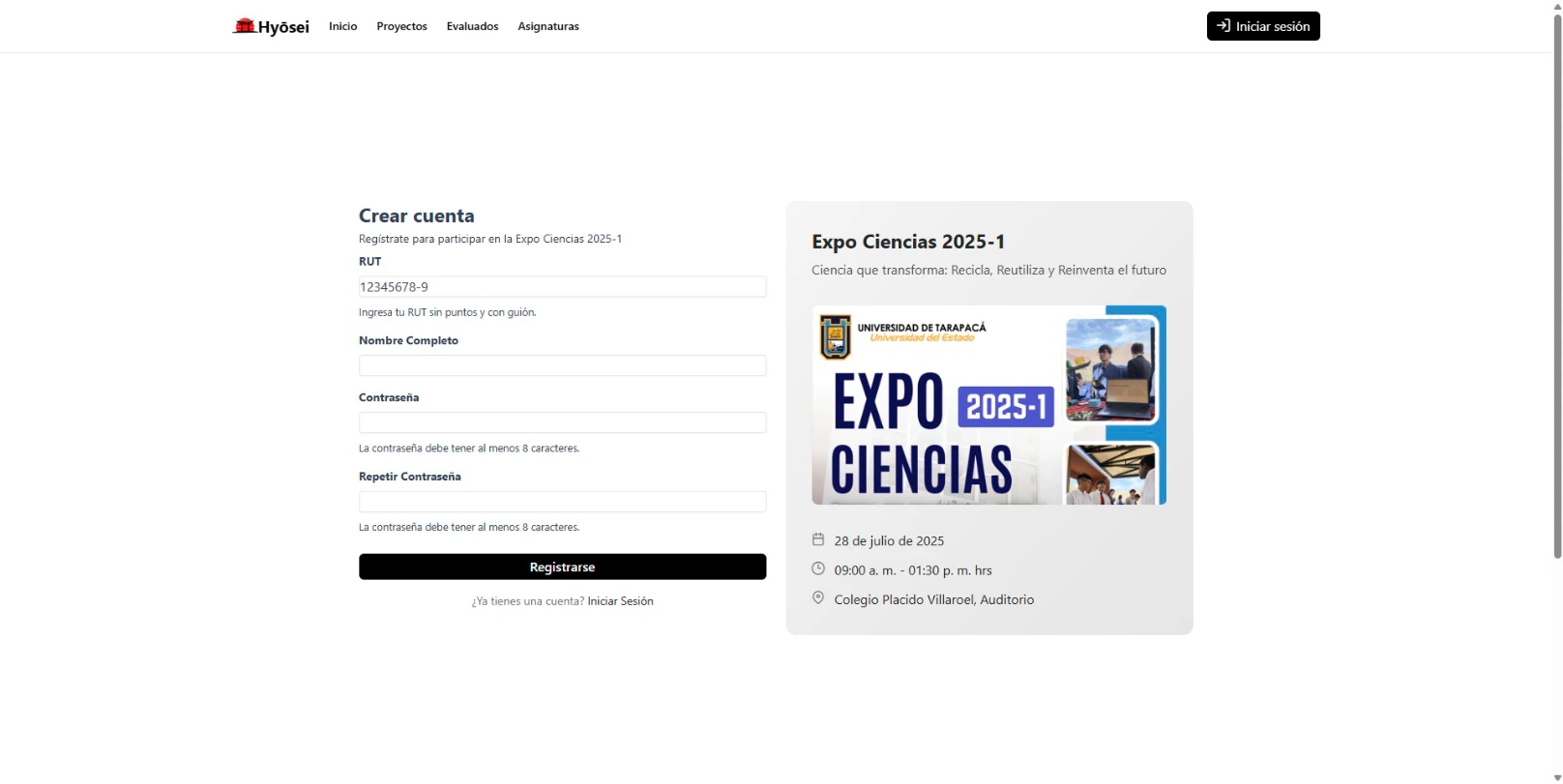 Hyōsei – Academic Evaluation Platform screenshot 11