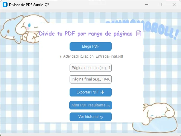 Kōbun – PDF Splitting Utility screenshot 1